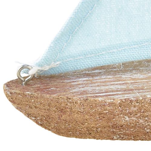 Floristik24 Vintage purjevene puinen koristelaiva 12×3×15cm lajitelma 2kpl