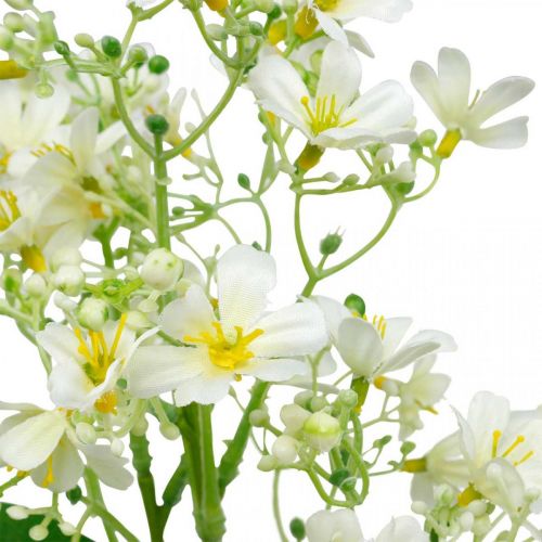 kohteita Keinotekoinen silkkikukka, Kukka koristelu, Silkkikukka, Deco kukka valkoinen L72cm