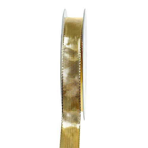 kohteita Lahjanauha kultaa lankareunalla 15mm 25m