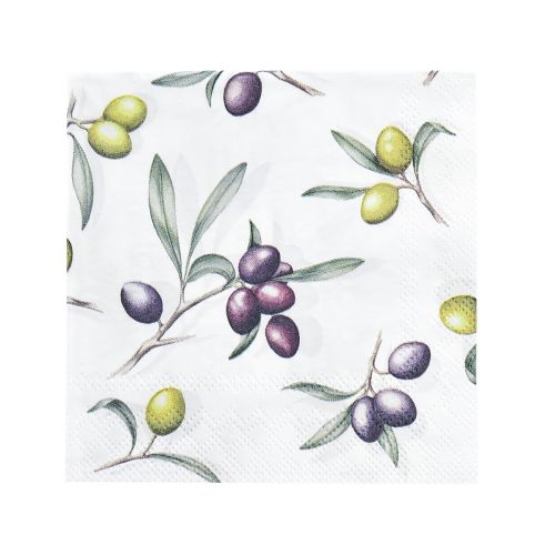 kohteita Lautasliinat pöytäkoristeet kesä oliivinvihreä violetti 25x25cm 20kpl