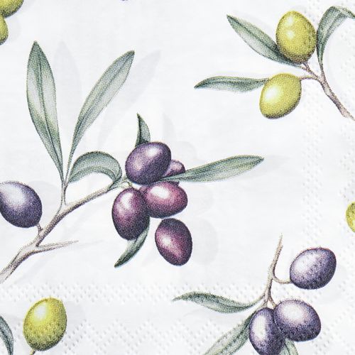 kohteita Lautasliinat pöytäkoristeet kesä oliivinvihreä violetti 25x25cm 20kpl
