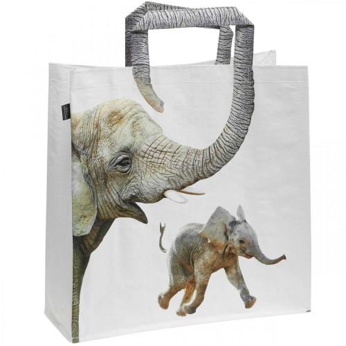 Floristik24 Ostoskassi, ostoskassi B39,5 cm laukku elefantti