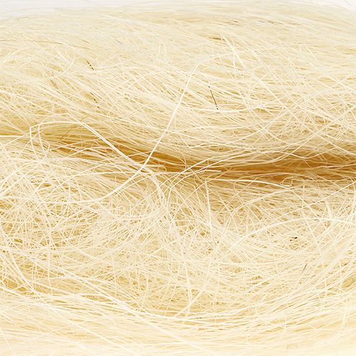 Floristik24 Sisal valkaistu 50g