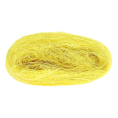 Floristik24 Sisal keltainen 50g