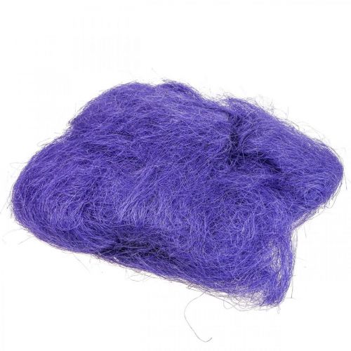 Floristik24 Sisal-ruoho askarteluun, askartelumateriaali luonnonmateriaali vaalea violetti 300g