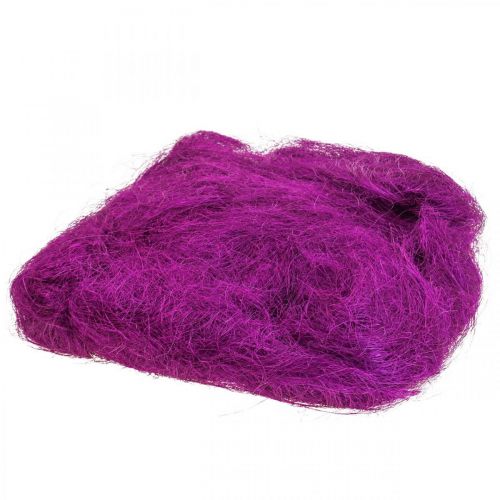 Floristik24 Sisal-ruoho askarteluun, askartelumateriaali luonnonmateriaali violetti 300g