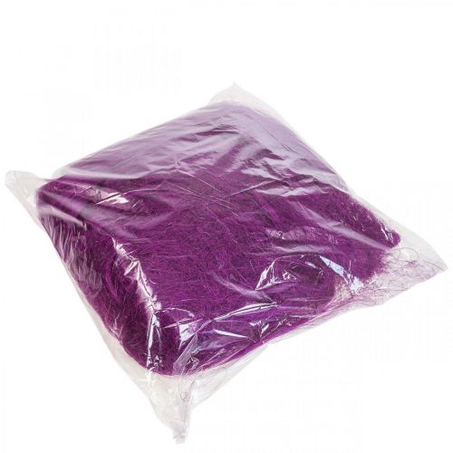 kohteita Sisal-ruoho askarteluun, askartelumateriaali luonnonmateriaali violetti 300g