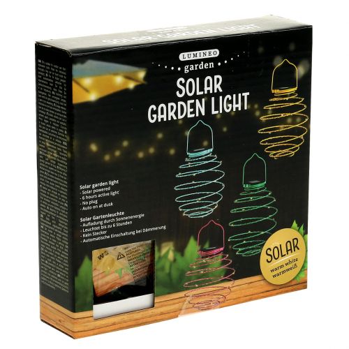 kohteita Aurinkopuutarha vaaleanvihreä 22cm ja 25LED lämpimän valkoinen
