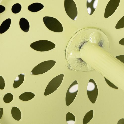 kohteita Aurinkokäyttöinen LED-pöytävalaisin kukkakuviolla, tunnelmallinen ulkovalaistus, 28 cm