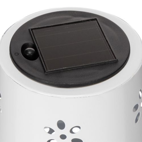 kohteita Aurinkokäyttöinen pöytävalaisin kukkakuviolla parvekkeen, terassin tai puutarhan valaistukseen, 28 cm