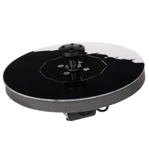 Aurinkopumppu puutarhalammikoille, kelluva koristeellinen vesiaihe LED-valolla, 16 cm