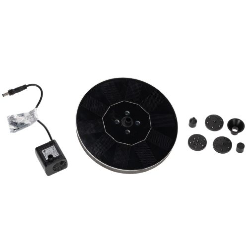 kohteita Aurinkopumppu puutarhalammikoille, kelluva koristeellinen vesiaihe LED-valolla, 16 cm