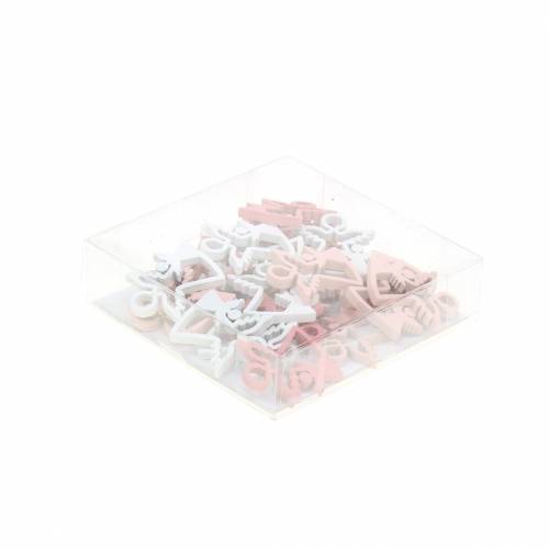 kohteita Scatter koriste enkeli pinkki/valkoinen 24 kpl