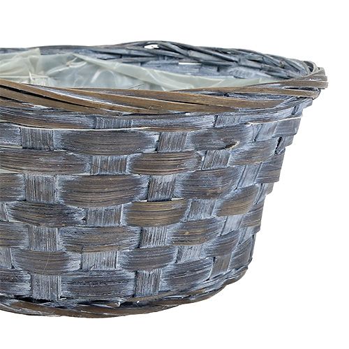 kohteita Hakealusta pyöreä kasvikori Ø20cm valkoinen/harmaa/ruskea 8 kpl