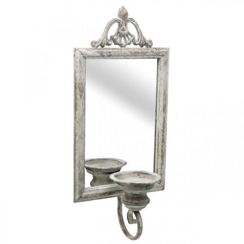 kohteita Antiikkipeili ja kynttilänjalka shabby chic H50cm