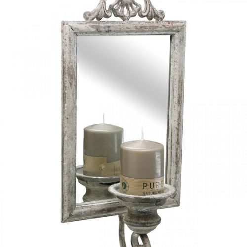 kohteita Antiikkipeili ja kynttilänjalka shabby chic H50cm