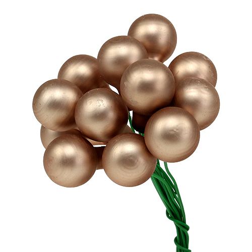 Floristik24 Peilimarjat kerma-vaaleanpunainen sekoitus 15mm 140p