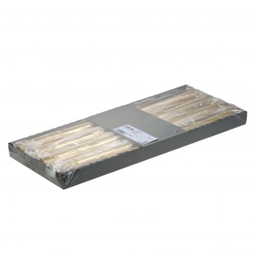 Floristik24 Kartiokynttilät 400/25 kultaa 8kpl