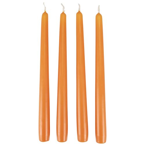 kohteita Kapenevat kynttilät Wenzel kynttilät oranssi 250/23mm 12kpl