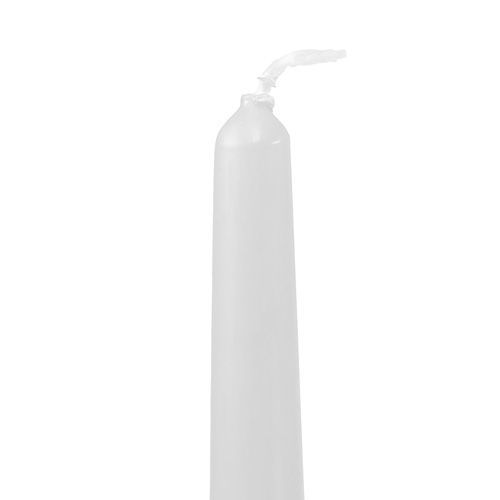 Kartiokynttilät 250/23 12kpl. Valkoinen
