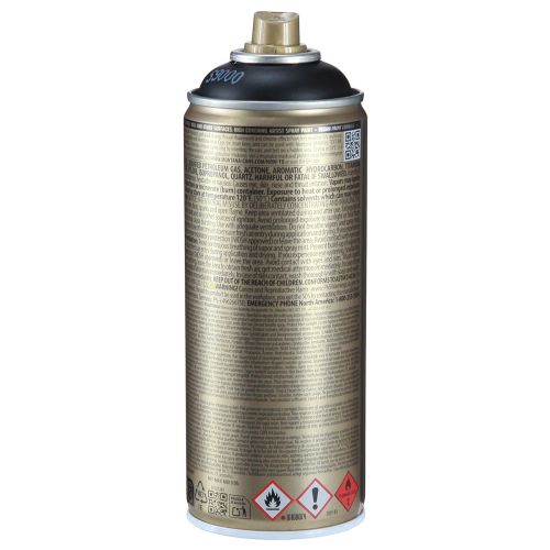 kohteita Spray maali musta Montana Gold spraymaali akryyli 400ml