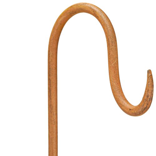 Floristik24 Vapa koukulla Ruostekoriste Puutarha Metallikoristeet H80cm 3kpl
