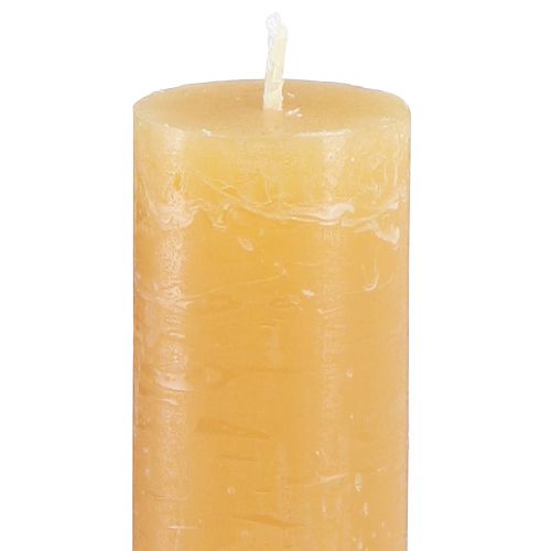 kohteita Kartiokynttilät yksiväriset kynttilät hunaja 34x240mm 4 kpl