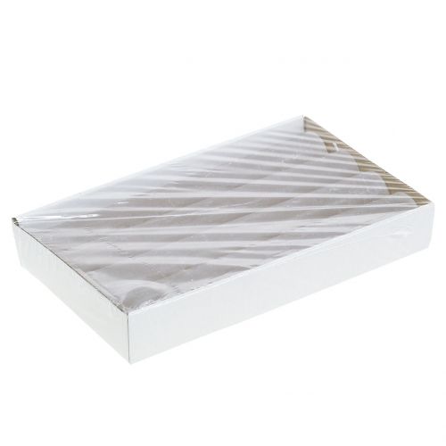 kohteita Kartiokynttilät yksivärinen harmaa 34mm x 300mm 4 kpl