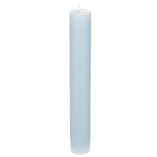 Sininen kartiokynttilä kynttilänjalkoihin ja pöytäkoristeeseen, 34x240mm, 4 kpl