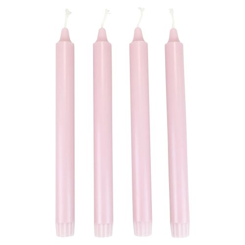kohteita PURE kartio kynttilät Antiikki vaaleanpunainen Wenzel kynttilät vaaleanpunainen 250/23mm 4 kpl