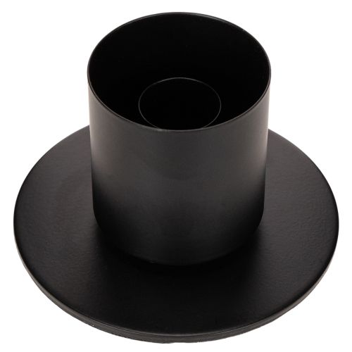 Kartiomainen kynttilänjalka lasisylinterillä. Yksinkertainen ja ajaton. 31 cm | Floristik24.fi