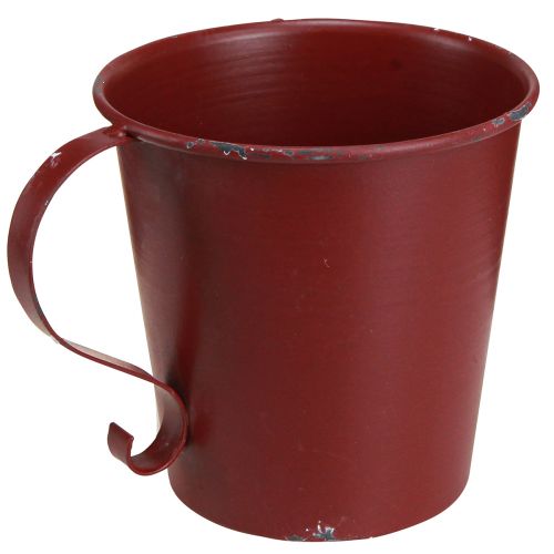 kohteita Kapeneva kynttilänjalka vintage kuppi koristeellinen viininpunainen Ø11cm K11cm