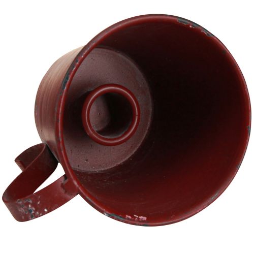 kohteita Kapeneva kynttilänjalka vintage kuppi koristeellinen viininpunainen Ø9,5cm K8cm 3kpl