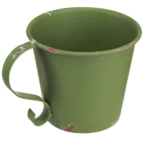 kohteita Tikku kynttilänjalka vintage kuppi metalli koriste vihreä Ø9,5cm K8cm 3kpl