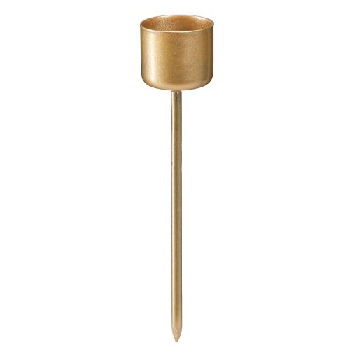 kohteita Tikkukynttilänjalka mattakullan kiinnittämiseen Ø22mm K10,5cm 12 kpl