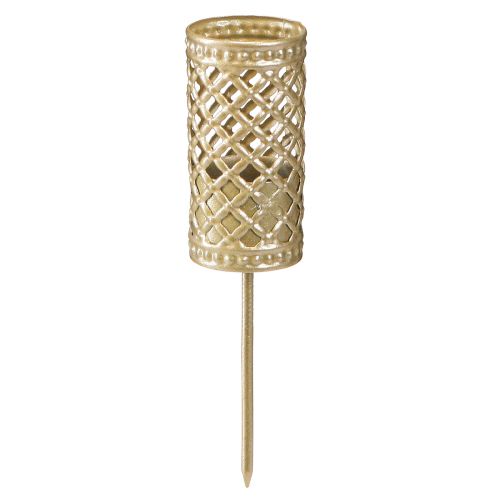 kohteita Tikkukynttilänjalka mattakullan kiinnittämiseen Ø24mm K10cm 4 kpl