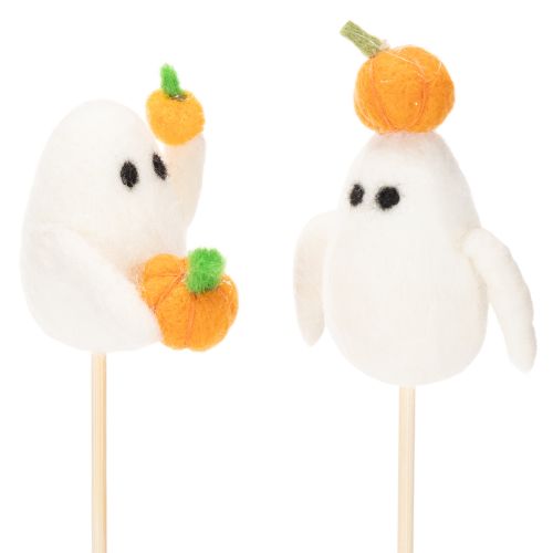 Haamuhahmot puisilla tikuilla, Halloween-koriste, 54 cm, 8 palaa | Floristik24.fi