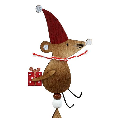 Floristik24 Liitä hiirellä luonnollinen, punainen L30cm 8kpl