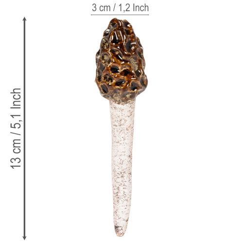 Keinotekoinen korvasienen koristevarsi ruukkuihin ja pöytään, 13 cm, 2 kpl | Floristik24.fi