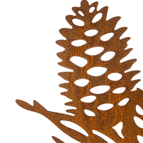 Metallinen käpykoriste, käpyaihe, 96 cm | Floristik24.fi