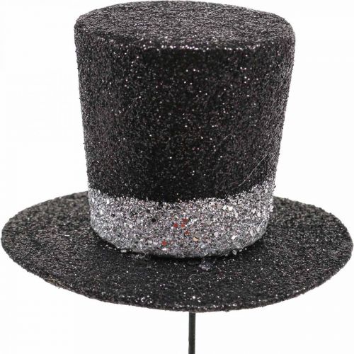Uudenvuodenaaton deco sylinterihattu deco plug glitter 5cm 12kpl