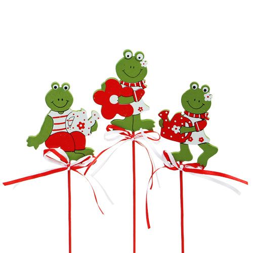 Floristik24 Tulppasammakko 7 cm valikoituna 12kpl