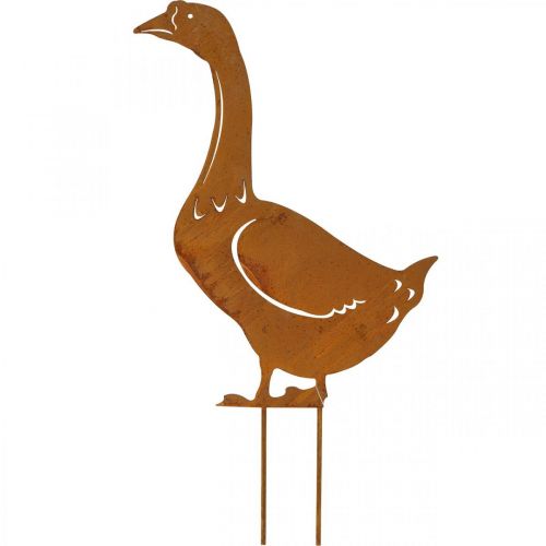 Floristik24 Patina Garden Stake Goose Retro K42,5cm