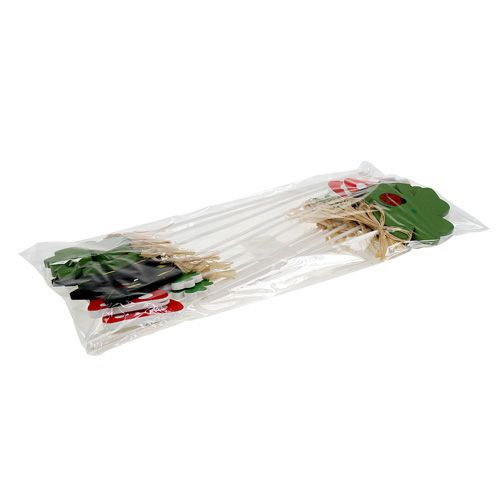 Floristik24 Pistoke onnensymbolilla 6,5-8 cm 12 kpl