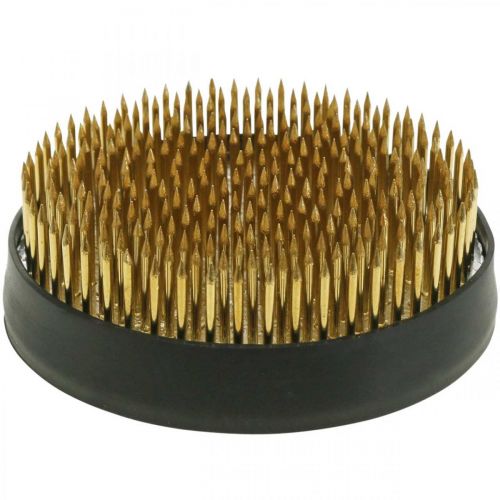 Floristik24 Hedgehog pyöreä Kenzan messinki kukka siili 70mm