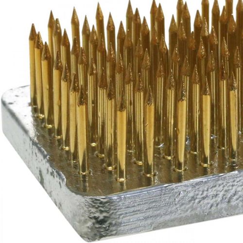 Stick Kenzan suorakulmainen hopea messinki 50×35mm