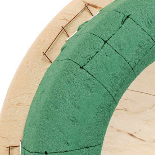 kohteita Kukkaisvaahtoseppele puulle märkä kukkavaahto vihreä Ø29cm