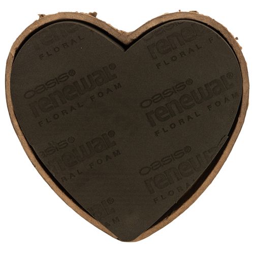 Sydämenmuotoinen kukkavaahto OASIS® Renewal® Kukkavaahto Biolit® 26 cm 2 kpl
