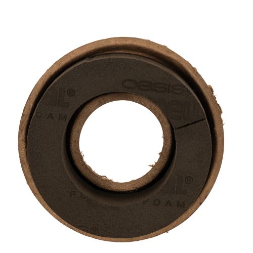Kukkakoristeinen vaahtomuovirengas OASIS® Renewal® Kukkakoristeinen vaahtomuovirengas Biolit® Rengas 17 cm 2 kpl