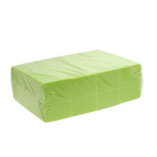 Floristik24 Floral Foam Bricks Rainbow Lime Green 4kpl